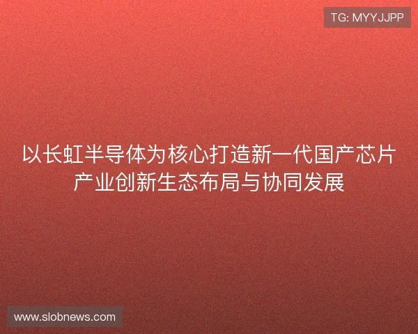 以长虹半导体为核心打造新一代国产芯片产业创新生态布局与协同发展